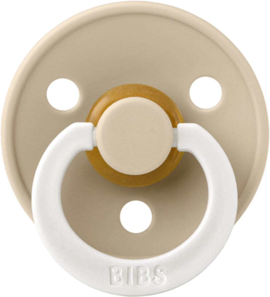Bibs Vanilla Glow maat 1 Glow in the Dark Natuurrubber