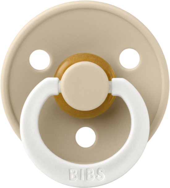 Bibs Vanilla Glow maat 1 Glow in the Dark Natuurrubber