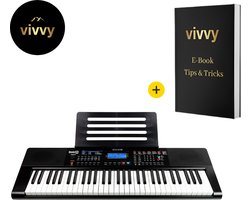 Kinderpiano Met 54 Toetsen - Kinder Keyboard Met Ingebouwde Speaker - SpeelgoedPiano Met Alexa Integratie - Het Perfecte Cadeau - Incl. Muziekblad Houder & App