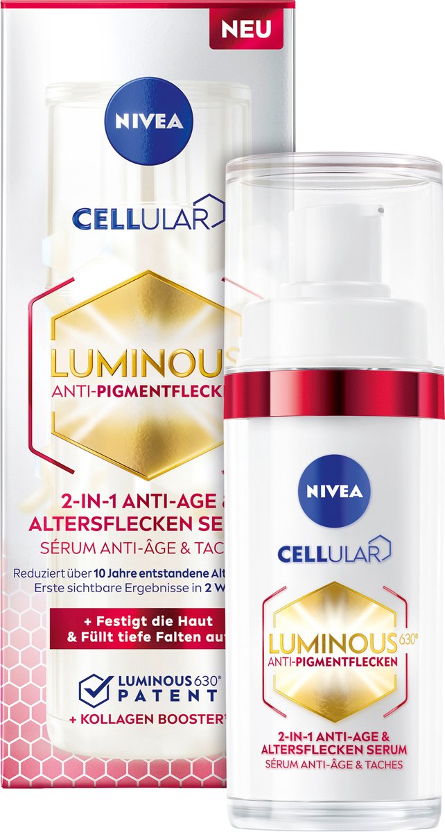 Cellular Luminous 630 Antispot Anti-age & Spot Serum - OmlazujĂcĂ PleĹĄovĂ© SĂ©rum Proti PigmentovĂ˝m Skvrnám 30ml
