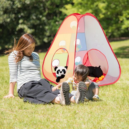 | relaxdays 251 delige ballenbak set pop up 251 delige ballenbak set pop up systeem tent 250 ballen