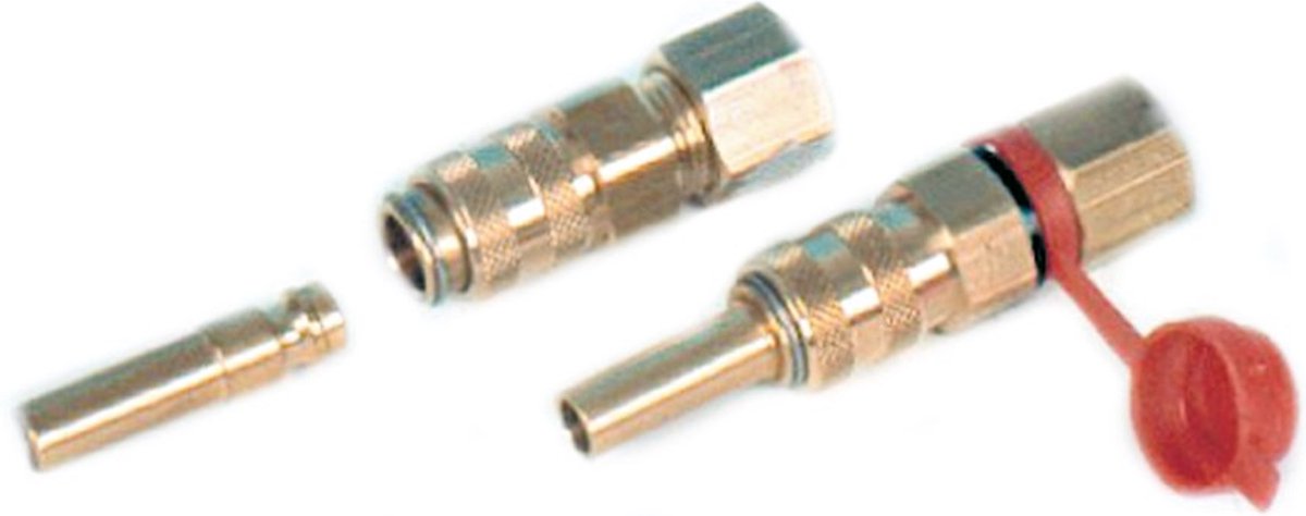Gimeg Snelkoppeling 6/8 inch X 8mm Glad