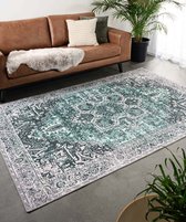 Vintage vloerkleed - Fade No.3 groen 152x230 cm