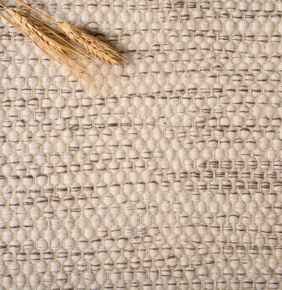 Tapis en laine - Ulstein blanc/gris 200x300 cm