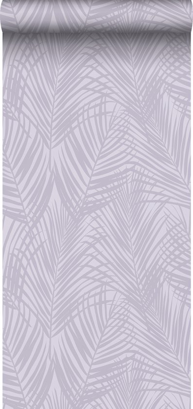 ESTAhome behang palmbladeren lila paars - 139573 - 0.53 x 10.05 m