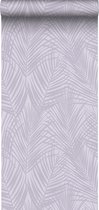 Papier peint ESTAhome feuilles de palmier violet lilas - 139573 - 0,53 x 10,05 m