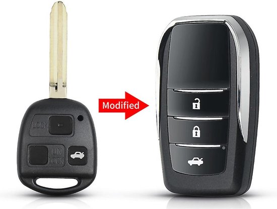 Kit de conversion de clé à 3 boutons pour clé de voiture adapté à la clé  Toyota /kit... | bol