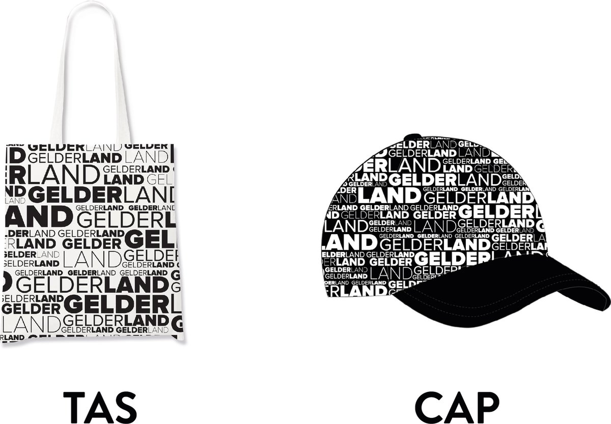 Gelderland pet & tote bag - Voordeelpakket - Souvenirs Nederland