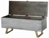 Koffer DKD Home Decor Hout Metaal (116 x 40 x 50 cm)