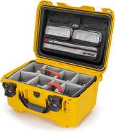 Nanuk 918 Case w/lid org. - w/divider - Yellow - Pro Photo Kit case