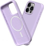 Rhinoshield Solidsuit Hoesje Geschikt voor Apple iPhone 15 Pro | Compatibel met MagSafe | Shockproof Back Cover | Violet