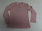 T-Shirt met lange mouw - Meisje - Roze - Paard - 4 jaar 104