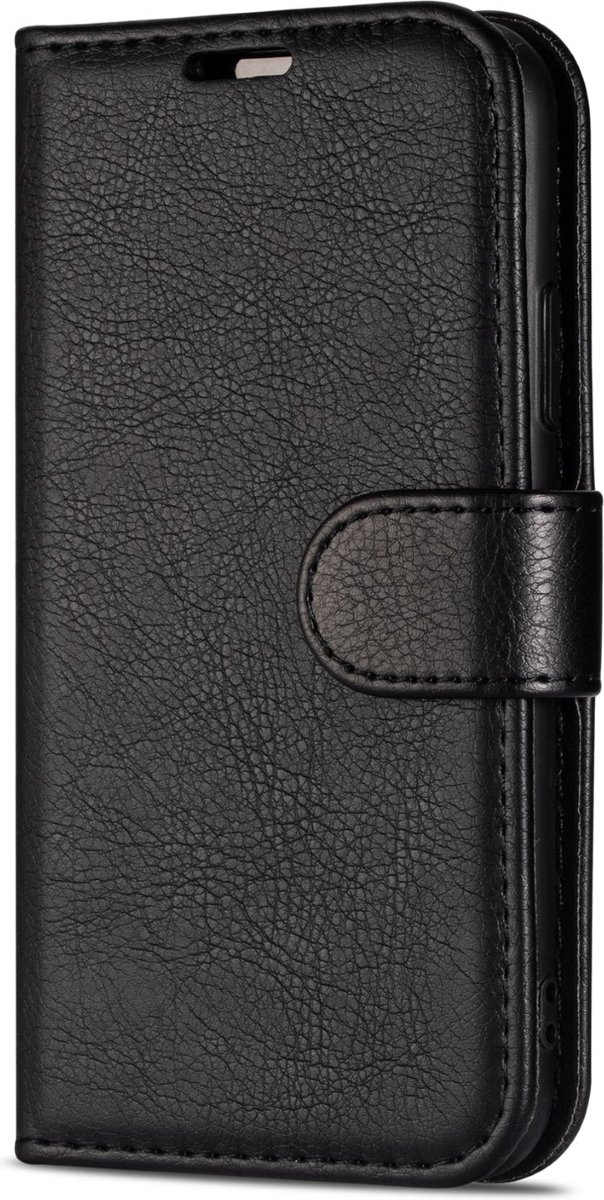Rico Vitello Wallet case Geschikt voor Apple iPhone 15 pro max L Book Case Telefoonhoesje kleur Zwart