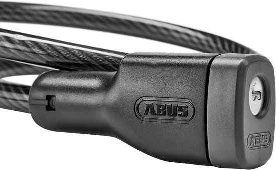 ABUS Racer 6412K – Antivol à Câble Acier Pour Vélo, Niveau De Sécurité 4, 85 Cm – Noir
