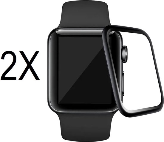 LunaLux® - Screenprotector geschikt voor iWatch SE 2020 40mm - Screen protector geschikt voor Apple Watch SE 2020 - Hoesje - Bescherming - 2 stuks