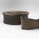 ÉLASTIQUE Fantaisie 5 MÈTRES, Largeur 65mm, Couleur TAUPE