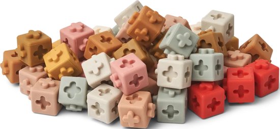 Liewood Links Bouwstenen - 50 pack - Dusty