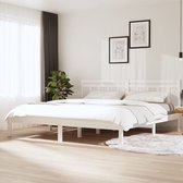 The Living Store Bedframe - - wit 160 x 200 cm - massief grenenhout