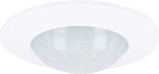 360° Bewegingssensor Voor Plafond – Zilver/aluminium | Plafondsensor Met Schemerdetectie, Instelbare Tijd, 230V