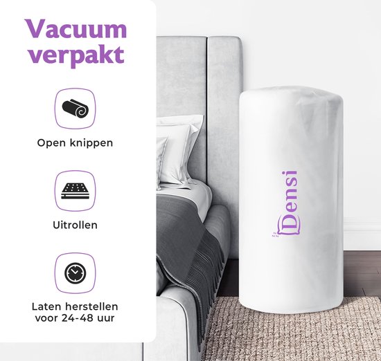 Matras Densi - 120x200 - Épaisseur 20 cm - 7 zones - Mousse froide - Housse déhoussable - Qualité hôtelière Premium