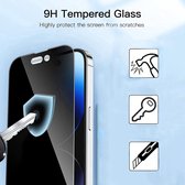 Protecteur d'écran de confidentialité - Tempered Glass - Super dureté - iPhone 15