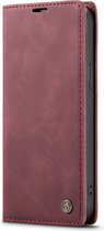 Caseme - Bookcase Rood - Apple Iphone 14 Hoesje