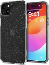 Spigen Liquid Crystal Glitter hoesje geschikt voor iPhone 15 - Transparant