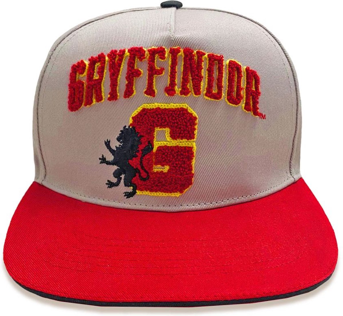 Harry Potter College Gryffindor Cap grijs-rood Katoen Unisex - Fan merch, Film, Gryffindor