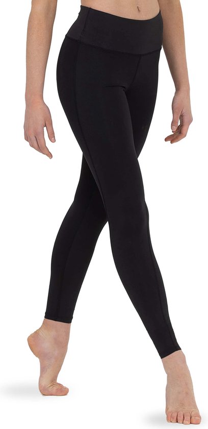 Foto: Dancer dancewear danslegging meisje zwart flex sportlegging voor kind tactel maat 134 140 10 jaar