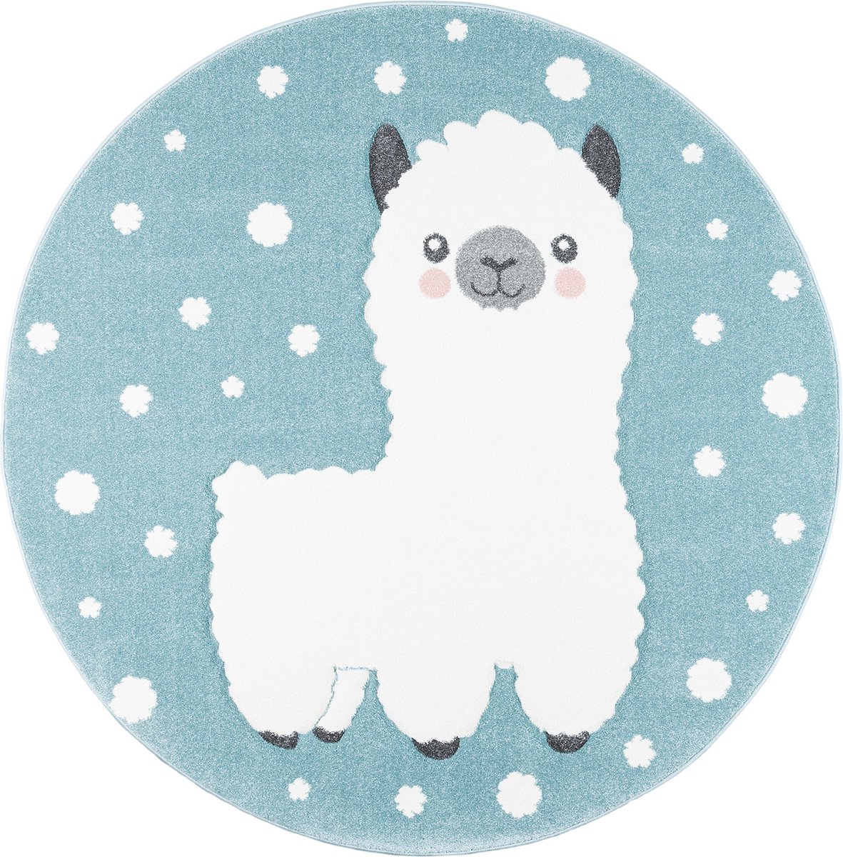 Pergamon Vloerkleed Kinderen spelen Maui Kids Alpaca Pastel Rond
