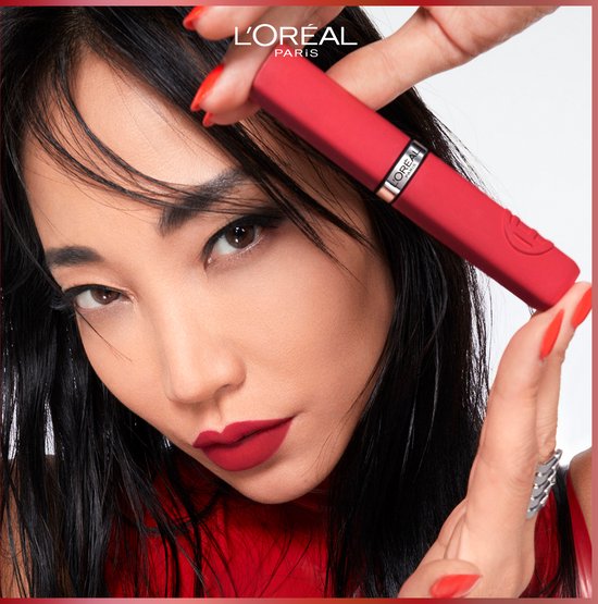 L'Oréal Paris Infaillible Matte Resistance lippenstift – Langhoudende Vloeibare Lipstick met een matte finish Verrijkt met Hyaluronzuur – Vegan – 500 Wine Not? – 5ml