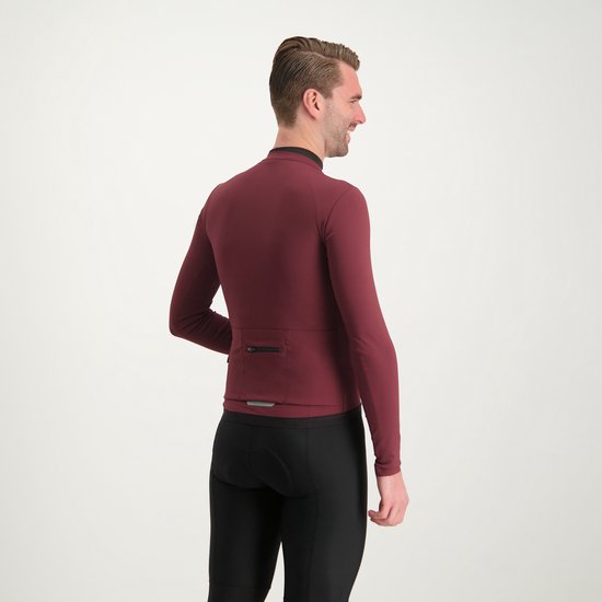 Café du Cycliste Corinne Fietsshirt met Lange Mouwen Heren - zwart