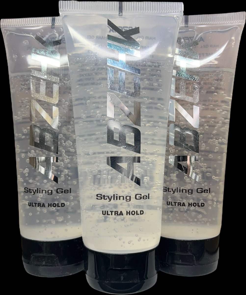 3 x Abzehk Styling Gel Ultra Hold 200 ml