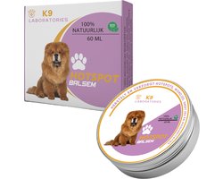 K9 Laboratories Hotspot balsem Hond - Bij eczeem, jeuk, irritaties en huid- en vachtproblemen bij honden - Anti jeuk creme - Wondcreme