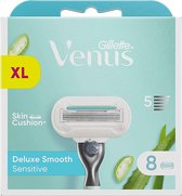 Lames de rasoir Gillette Venus , Deluxe Smooth Sensitive, 8 Lames de rasoir