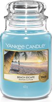 Candle-geurkaars | Beach Escape Large Jar | Brandduur: tot wel 150 uur [Energieklasse A]