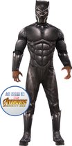 Rubies - Black Panther Kostuum - Black Panther Kostuum Man - Zwart - Maat 56-58 - Carnavalskleding - Verkleedkleding