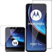 Screenprotector geschikt voor Motorola Razr 40 Ultra - Folie Screen Protector Screenprotector geschikt voor Motorola Razr 40 Ultra
