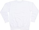 Unisex sweatshirt met lange mouwen White - S