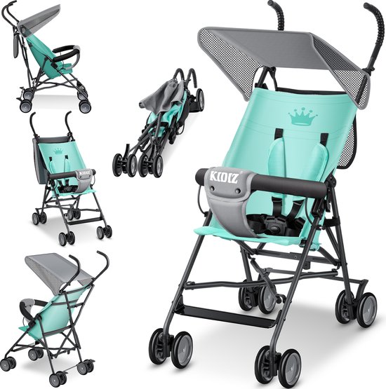 KIDIZ® Kinderwagen, City-Pro Buggy, kinderbuggy, inklapbaar, ligbuggy