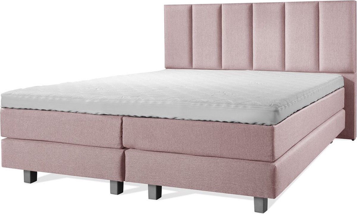 Boxspring Luxe 200x220 Vertical Oud Roze