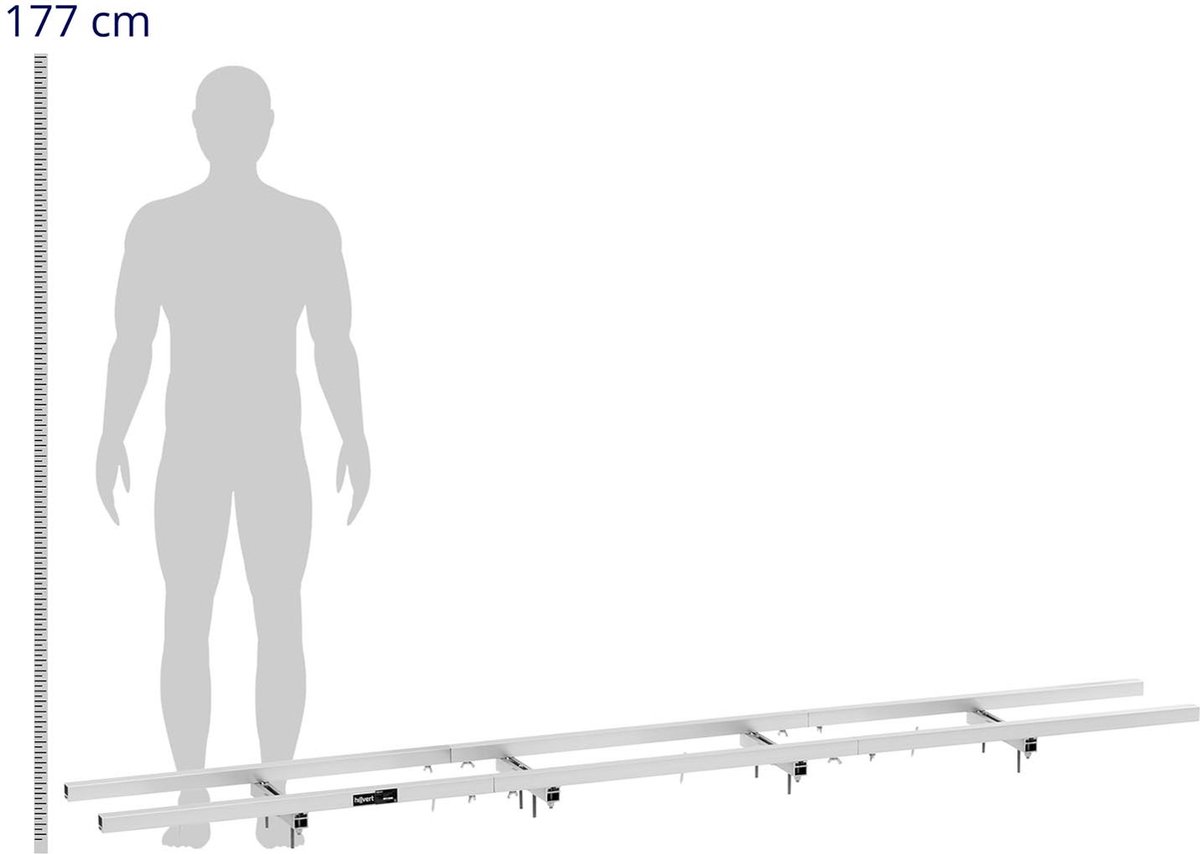 Geleiderailtas 150 cm voor spoorzaag - dubbelzijdige Geleiderailtas 150 cm voor spoorzaag - dubbelzijdige