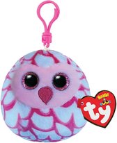 Ty Squish a Boo Clips Pinky Owl 8cm