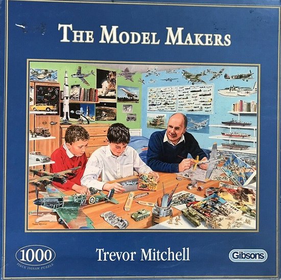 Legpuzzel - 1000 stukjes - The Model Makers - Gibson Puzzel Volwassenen