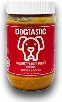 Sodapup - Dogtastic - Hondenpindakaas - Aanvullende hondensnack - Berries & Honey Flavor - 480 gr