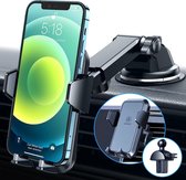 Upgrade Edition mobiele telefoonhouder auto anti-slip zachte siliconen bescherming 3-in-1 autotelefoonhouder zuignap & ventilatie met 3M kleefpad voor alle mobiele telefoons iPhone 14 Pro Max 13 Samsung S22 LG