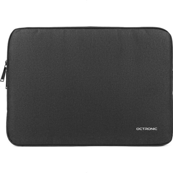 Housse pour ordinateur portable 13 pouces - Housse pour ordinateur portable - Housse pour tablette - avec pochette organiseur de câbles - Zwart