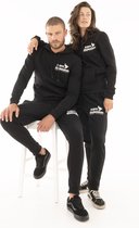 Just Emporio - Heren Set Sweater Fleece broek winter Unisex Je-jalekton Black-Model 2024- Maat S