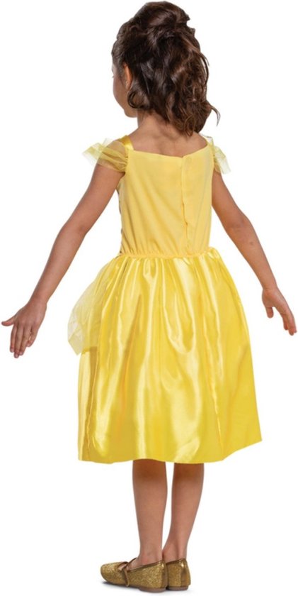 Smiffys Kostuum Jurk Kinderen -Kids tm jaar- Disney Belle Basic Plus Geel
