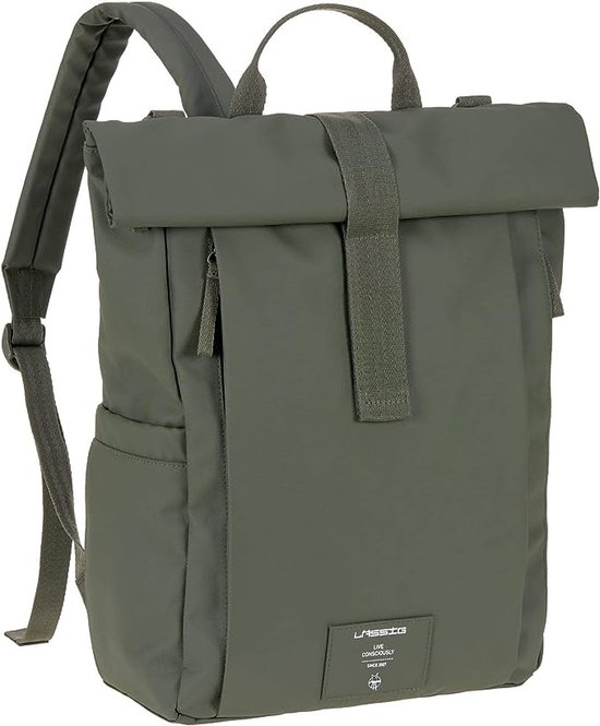 MIXIRL® Luierrugzak voor baby's, stijlvolle luiertas met aankleedkussen, grote rugzak en kinderwagenbevestiging voor onderweg, ideaal voor elke mama, zwart, XXL